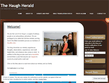 Tablet Screenshot of haughherald.org